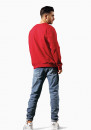 Bluza z długim rękawem w kolorze czerwonym F5605 